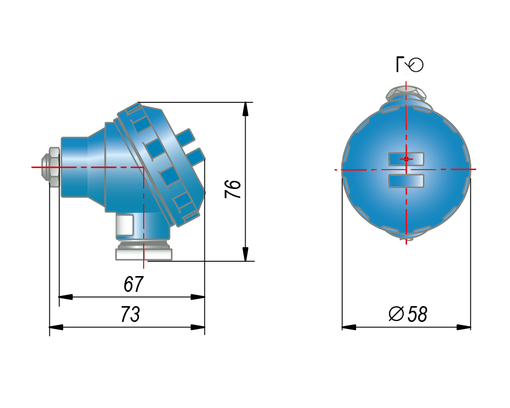 Модели с коммутационной головкой ОВЕН ДТС