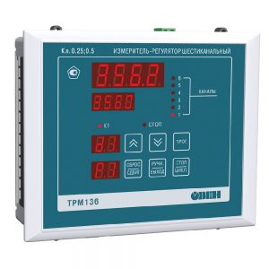 ТРМ136 шестиканальный регулятор с двухпозиционным управлением и RS-485 ТРМ136 шестиканальный регулятор с двухпозиционным управлением и RS-485